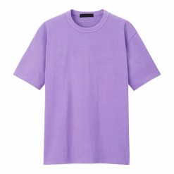 Áo phông cổ tròn màu tím