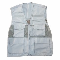 Áo gile phản quang màu ghi