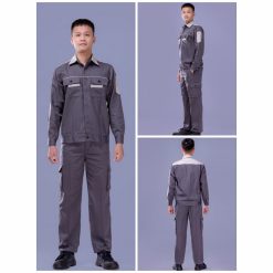 Quần áo xám phối ghi